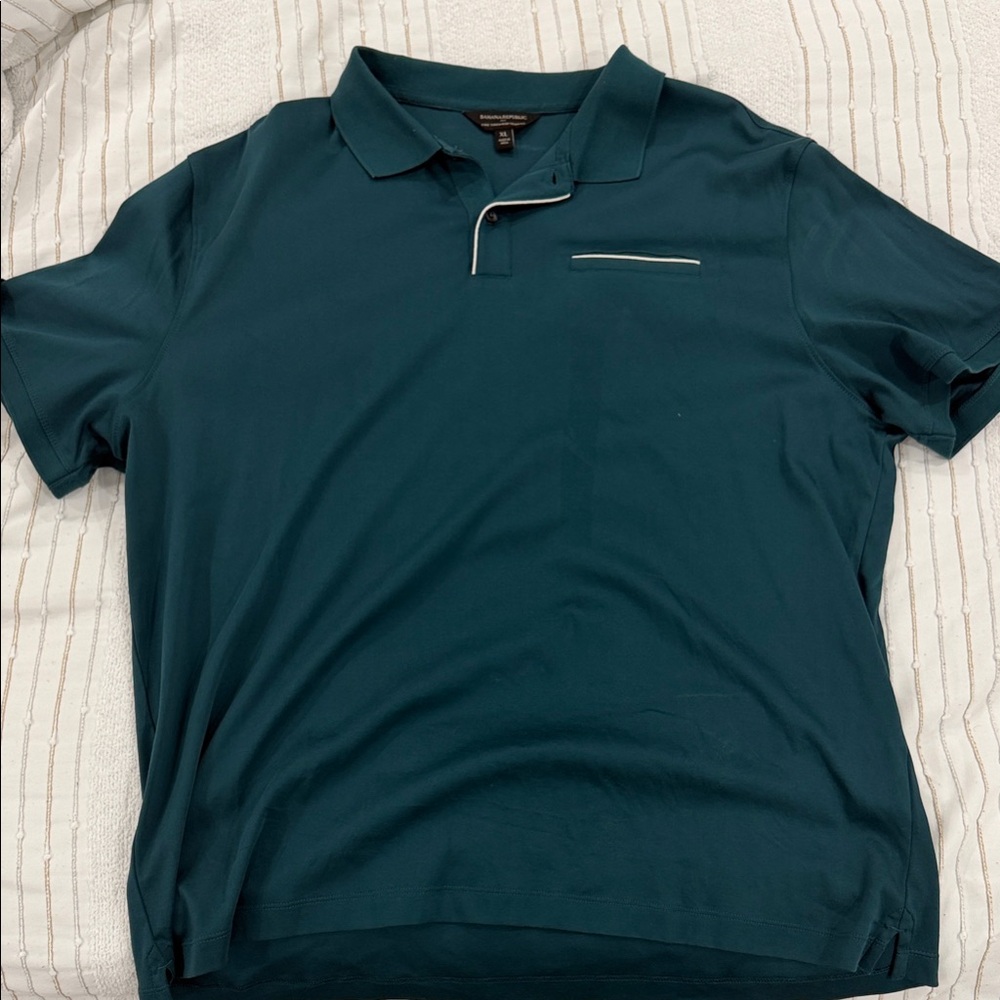 Banana Republic Dark Teal Polo Shirt